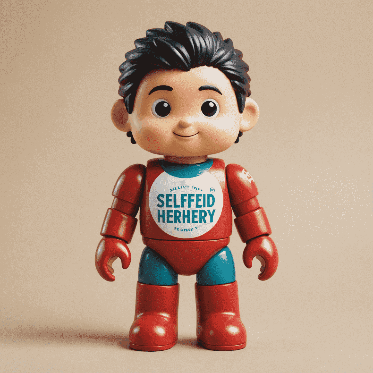 Selfherdjy logo - A stylized toy figure with 'Selfherdjy' text