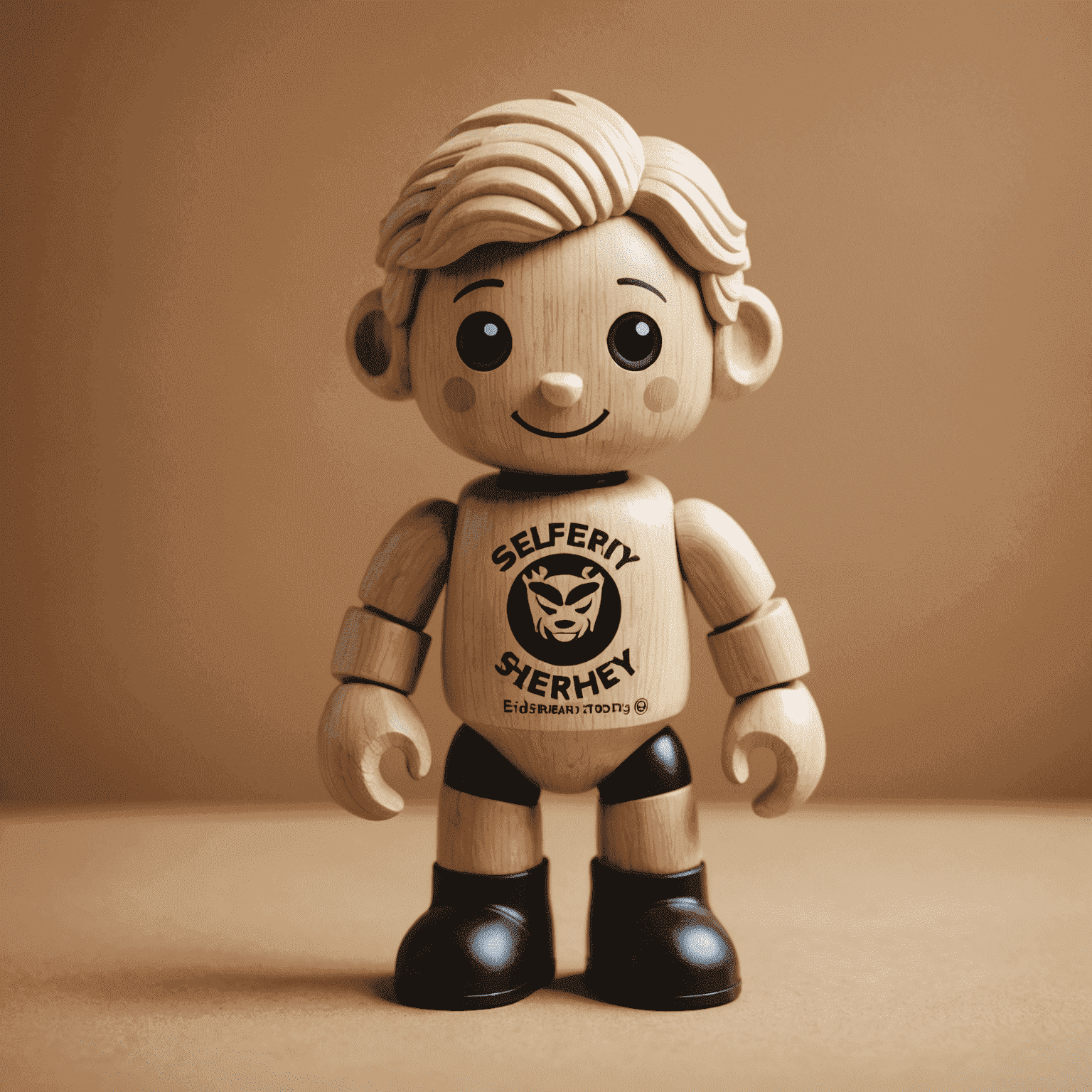 Selfherdjy logo - A stylized toy figure with 'Selfherdjy' text